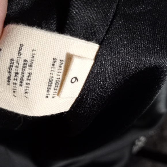 L'AGENCE for BARNEY'S NY - B&W Silk Zigzag Skirt - Picture 6 of 6